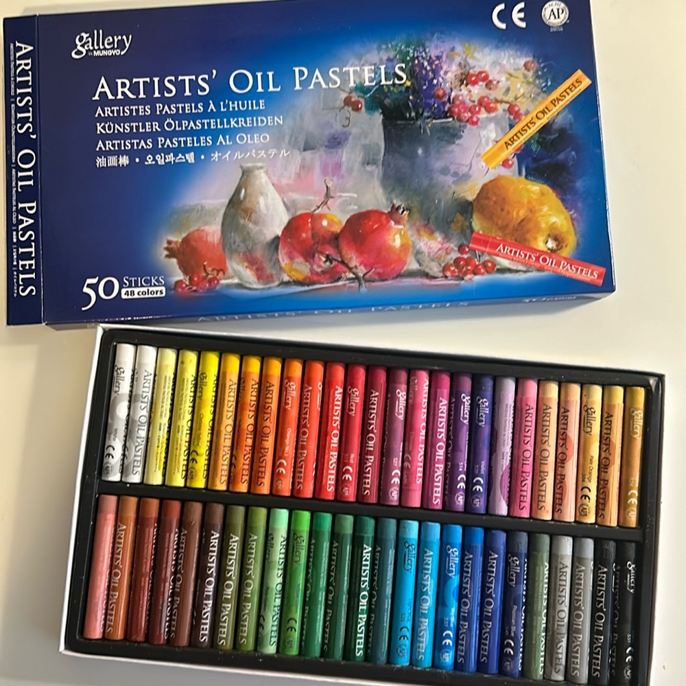 Oil Pastels in 50 colors